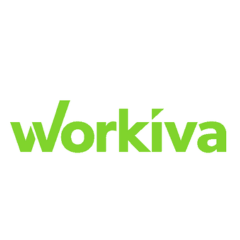 Workiva logo – esg reporting software that integrates sustainability and financial data for CSRD compliance.